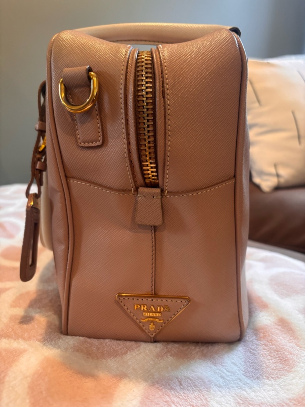 PRADA Saffiano Leather Shoulder Bag - Picture 6 of 14